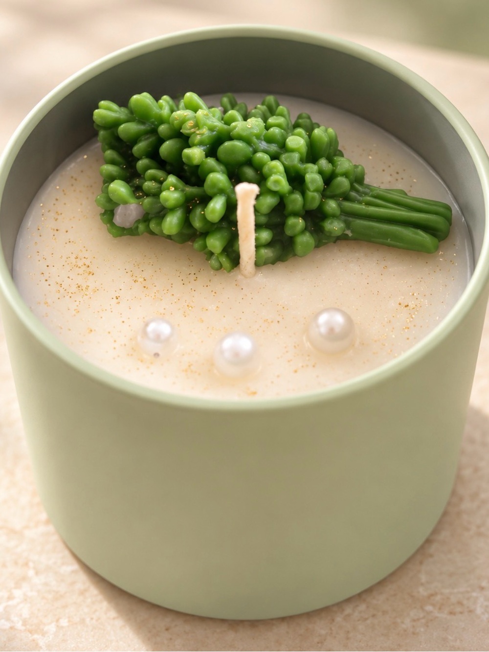 Luxury Green Botanical Soy Candle - Women Bath & Body